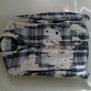 Franklin Flannels Upcycled Distressed Flannel